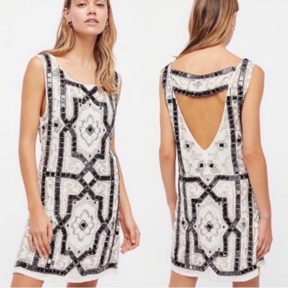 Free People Dresses & Skirts - NWT Free People beaded Speak Easy dress size 10